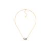DIOR Metal, Painted Necklaces Women's Gold N2390WOMLQ_D307