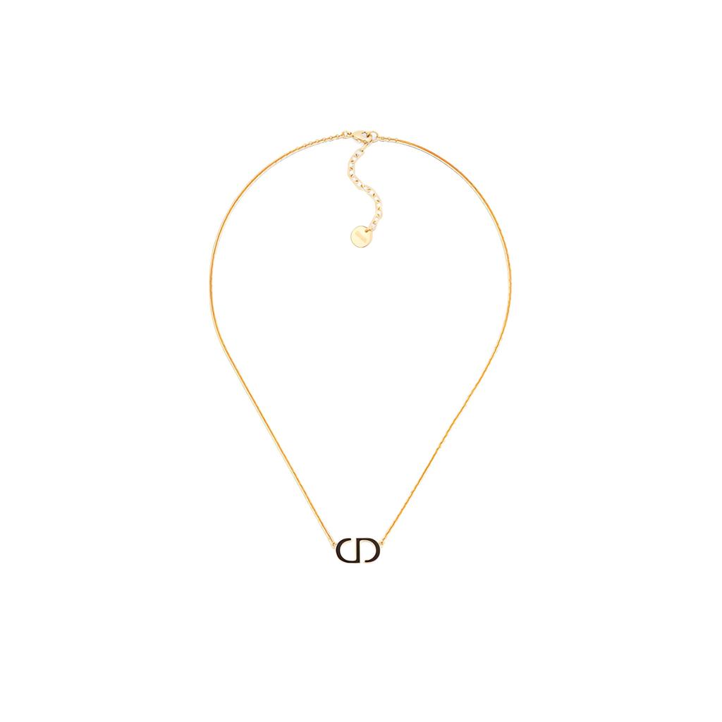 DIOR Metal, Painted Necklaces Women's Gold N2390WOMLQ_D307