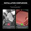 AANU1 Car Seat Driver Relieve Memory Foam Cushion Auto Accessories For KIA Sorento Stinger Soul Spectra Niro Cadenza Sephia