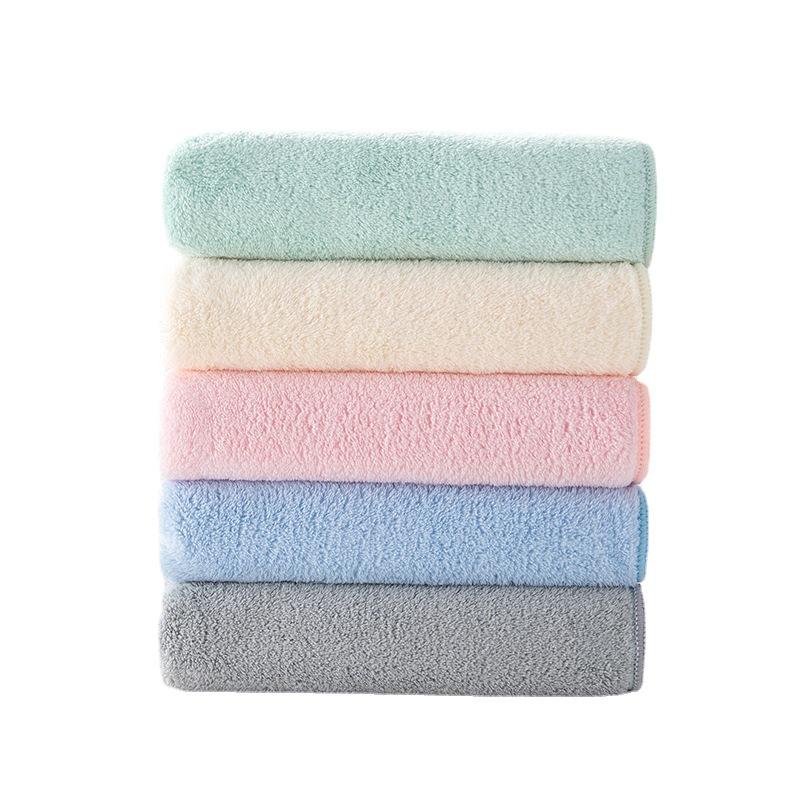 

Coral Fluff Towel Thickened Soft Absorbent Face Wash Towel Household Adult Children Face Wash Towel 35 * 72cm