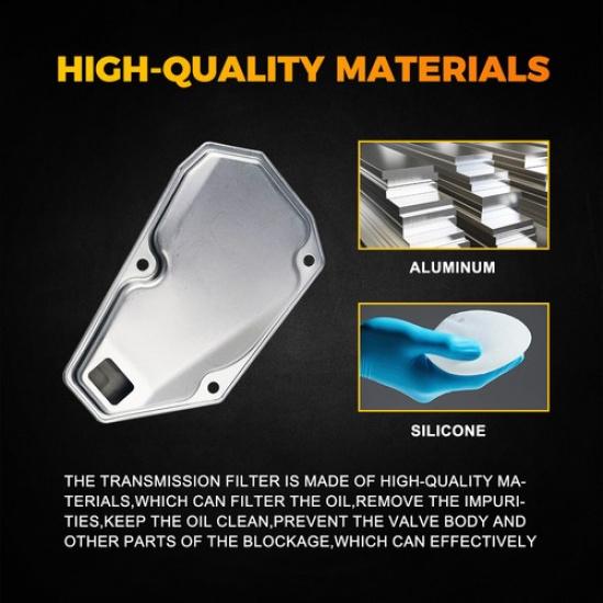 Transmission Oil Filters W/Pan Gasket For 12-19 NISSAN SENTRA VERSA 33010-JF015