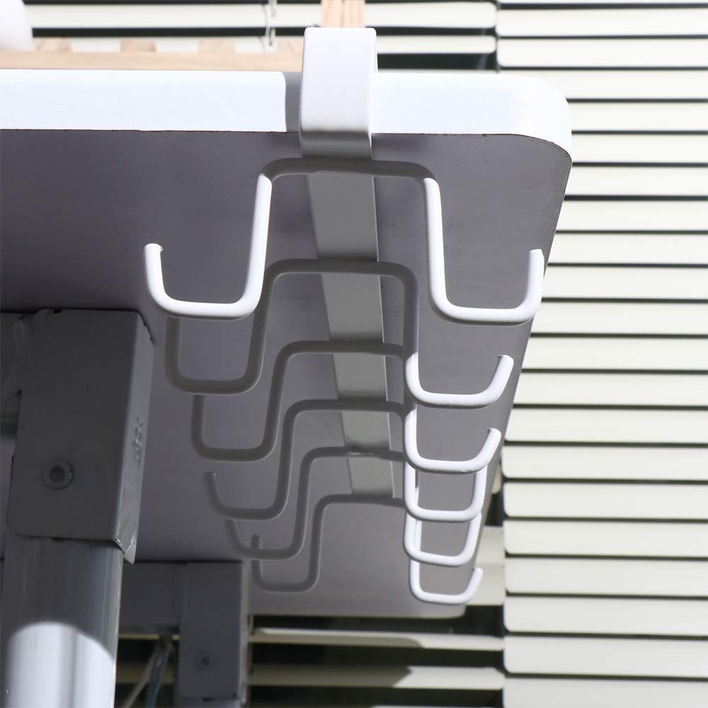 Double-row for Cabinet,Kitchen,Bar Kitchen Organizer Mug Hook Rack Cabinet Hook Hanging Cup Holder