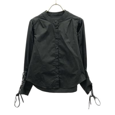 AMERI UNDRESSED Long Sleeve No Color Shirt F Black Blouse Women Used