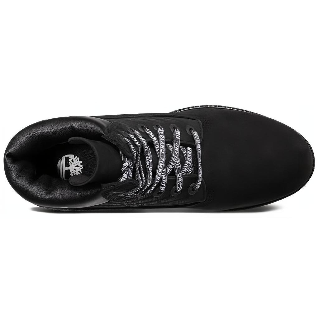 Timberland 6 Zoll Bequeme Klassische Weite Mittelhohe Outdoor-Stiefel Herrenstiefel Schwarz A1TUW