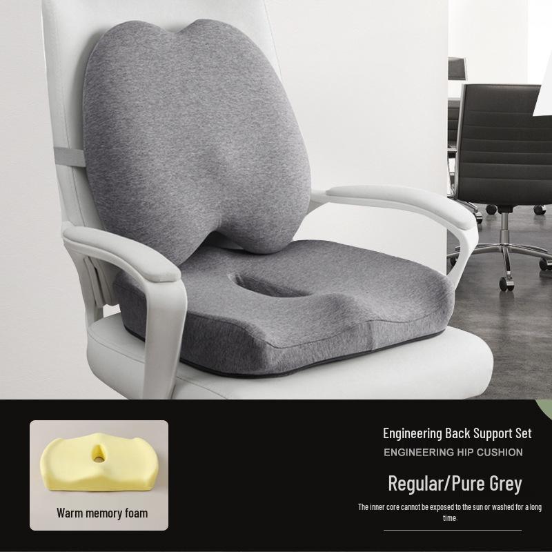 Ergonomisches Bürositzkissen mit Lendenwirbelstütze für Frauen - Lindert Gesäßschmerzen & Hämorrhoiden