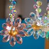 Crystal Rainbows Suncatchers, Hanging Crystals Sun Catchers for Window, Colorful Suncatchers with Sunflowers Pendants