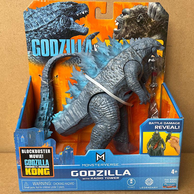 Playmates Godzilla Vs Kong Gojira Godzilla With Heat Ray Action Figure Joints Movable Table Ornaments Model Toy Kids Gift