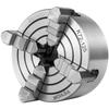 K72-125 5 Inch Lathe Chuck Independent Reversible Jaw 125MM Metal Turning Machine Accessories for Mini Metal Lathe Machine 4 Jaw Lathe Chuck