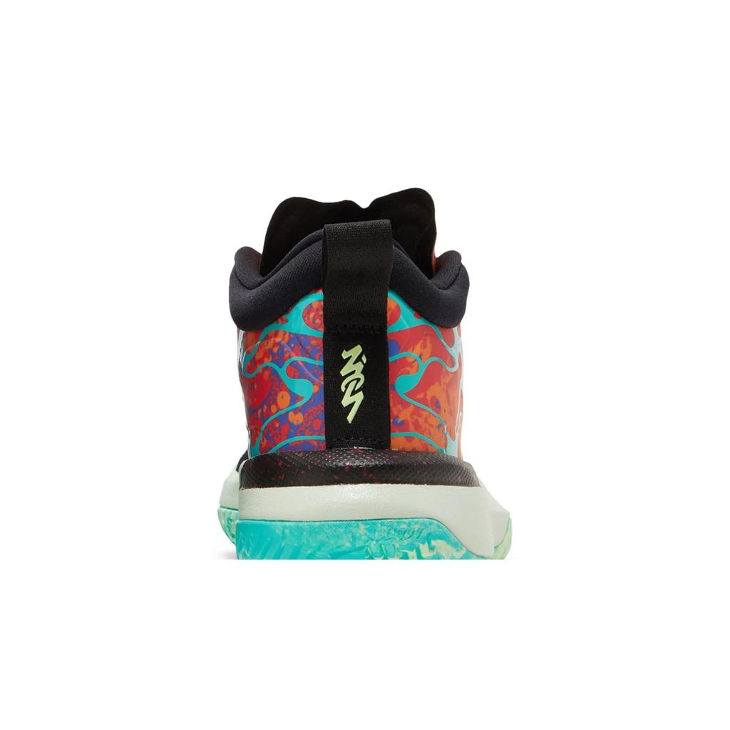 Air Jordan Zion 1 Grade School 'Project Z' (Unisex) Cone / Hyper Jade / Persian Violet / Black Kids' Basketball Shoes DA3131 800