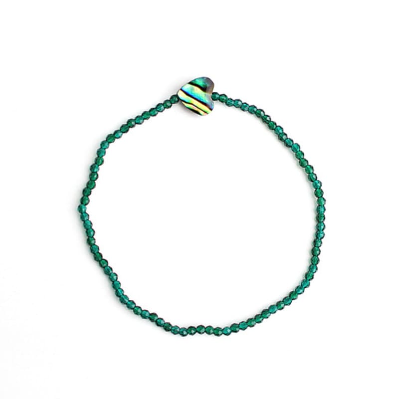 RACOHA Lovely colorful heart crystal bracelet