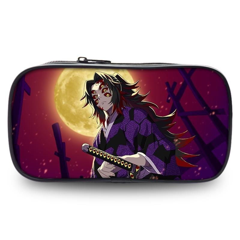 Durable Slayer Demon Pen Bag Versatile Oxford Fabric Large Capacity Stationery Holder