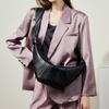 The First Layer Of Lambskin Croissant Bag Diagonal Span Lazy Croissant, Genuine Leather Single Shoulder Diagonal Span, Dumpling Bag Girl