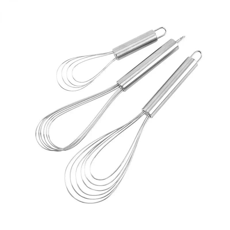 Kitchen Tools Stainless Steel Whisks Wire Blender Egg Wheat Flour Kitchen Wisks for Cooking Blending Beating Baking Accessories