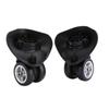 2 Pcs 360 Degree Rotation Luggage Wheels Replacement Double Row Heavy Duty Swivel Caster Wheels Spinner Wheels Suitcase Repair