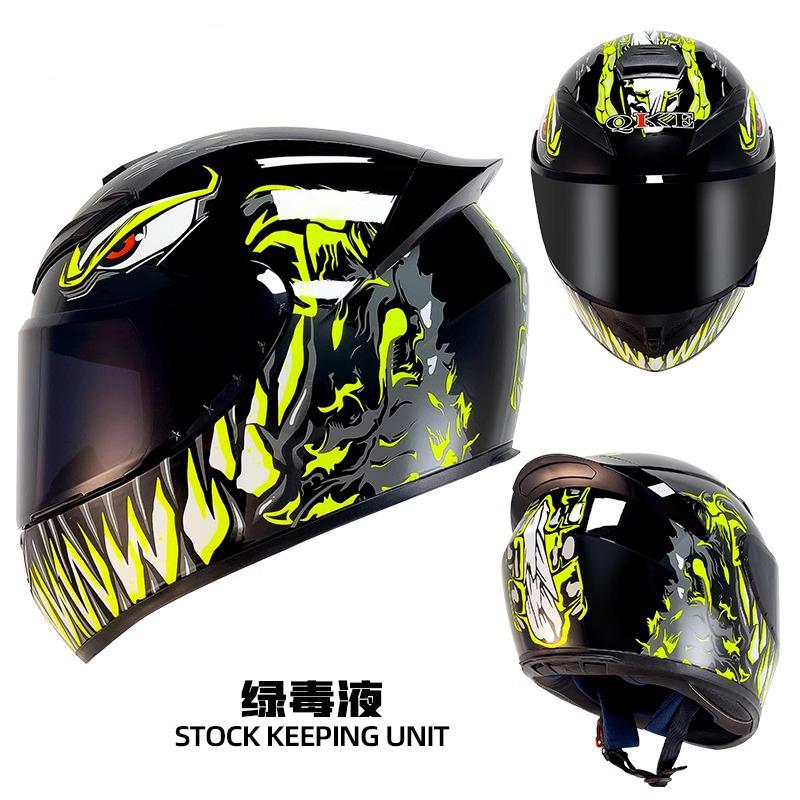 DOT Certification Safety Motorcycle Helmet Full Face For Racing Motocross Motorbike Riding Moto Helmets Soft Comfort Lining