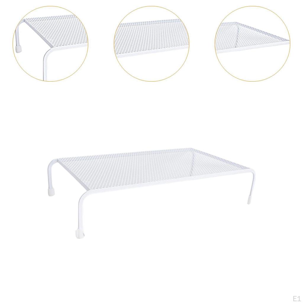 Stand Riser Rack Space Saving Sturdy Multifunctional Desk Shelf Display for Dorm