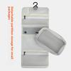 Travel Organizer Bag With Waterproof Layered Compartments For Cosmetics And Toiletries