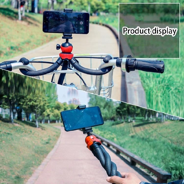 Bendable Shoot Tripod With Retractable Phone Holder Support 360 Degree Rotating Mount Compatible For DSLR Camera Devices