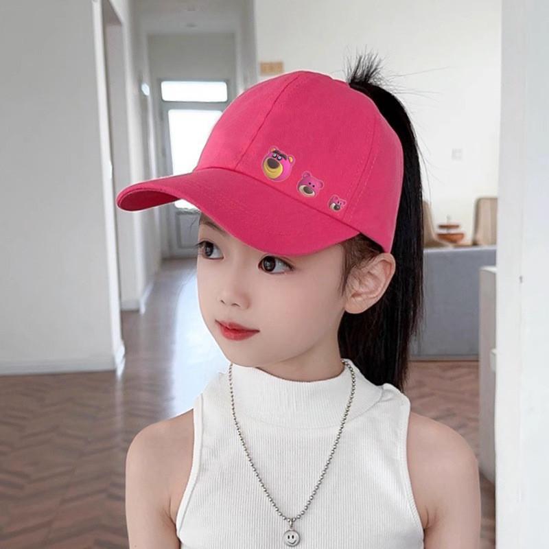 Butterfly Pink Kids Baseball Cap With Sun Protection And Breathable Polyester For Summer Outdoor Use