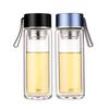 GUOZI Commemorative Double-Wall Glass Water Bottle