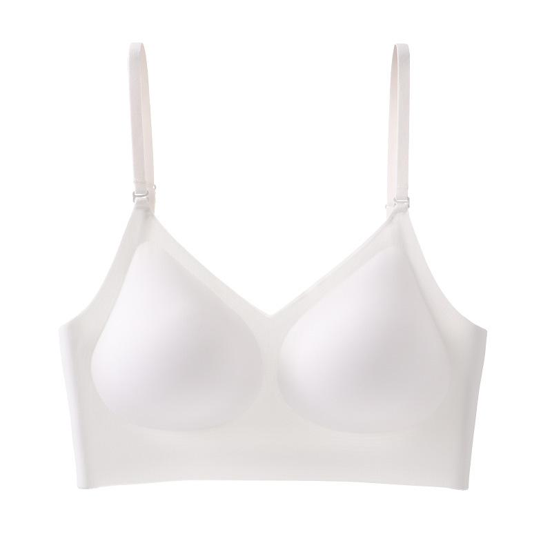 Traceless large backless underwear women's thin U-shaped beautiful back hanging neck invisible bra multi-wearing comfortable bra cover