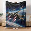 Star Wars Blanket Warmthful Decor Suitable for Seaside Bed Bedding Four Seasons Universal Modern Style Gift for Travel Home Birthdays