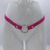 Pink Male Penis Chastity Cage Set Small Bird Chastity Belt With 5 Size Cock Rings and Metal Tube Penis Bondage Slave Man Sex Toy