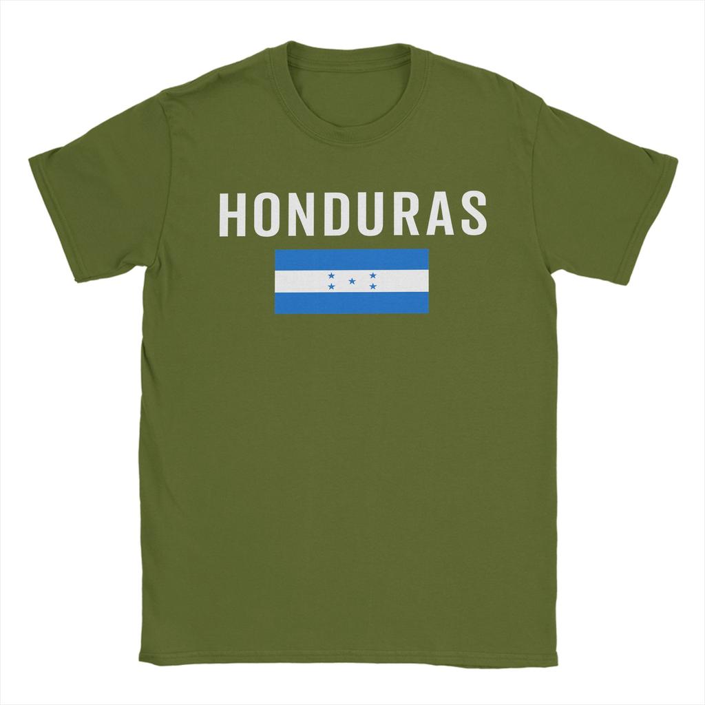Unisex Honduras Flag T Shirts 100 Cotton Tops Awesome Short Sleeve Crew Neck Tee Shirt Printing TShirt