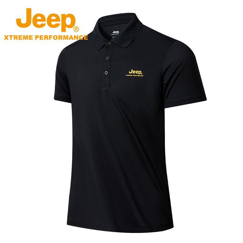 JEEP Men s Breathable Anti-Bacterial Polo T-Shirt