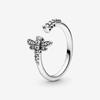 New Arrival S925 Sterling Silver 50 Types Sparkling Daisy Flower Crown Rings  for Women Engagement Jewelry Anniversary