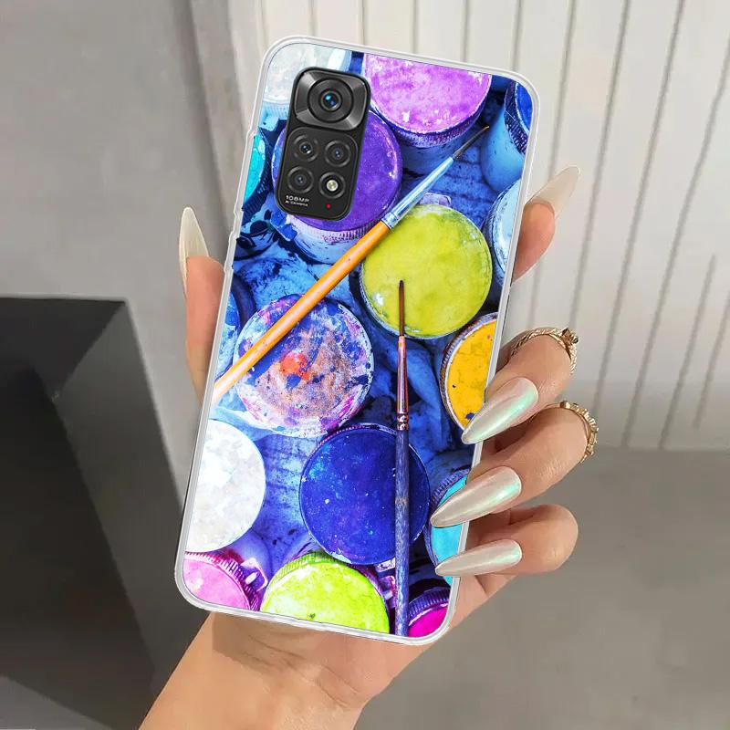 

Watercolors Set Paint Palette Painting Box Phone Case for Xiaomi Redmi Note 15 14 14S 13 12S 12 Pro 11S 11 Plus 11T 11E 10S Soft Redmi Note 14 Pro 4G