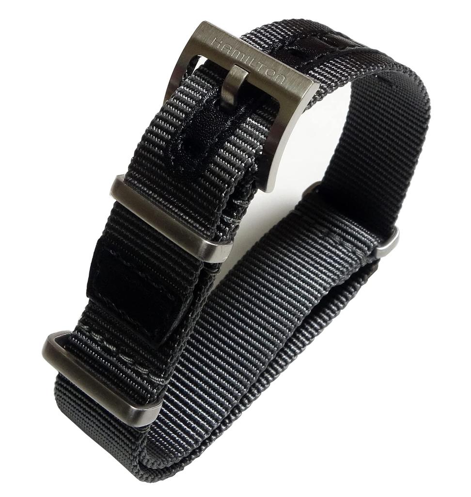 18mm Genuine Belt H690764105 H690764105 Khaki Pilot Pioneer Genuine Gray Case Number H764190 [Hamilton] (H690.764.105)