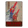 Vintage Chicken Metal Poster Tin Sign Rooster Hen Retro Plaque Plate Farmhouse Farm Wall Decor Retro Metal Poster Plaque