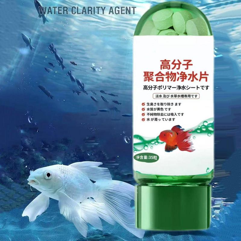 Wasserreinigungstabletten Schneller Aquarienwasserfilter Fischzubehör Aquarientabletten Verbessern die Wasserqualität Aquarienzubehör