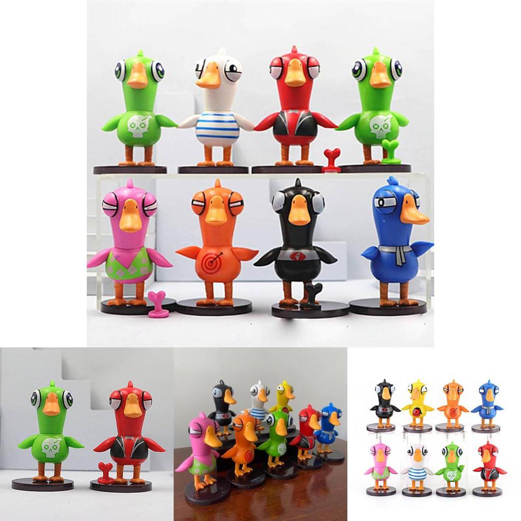 Cute And Colorful Pvc Goose And Duck Action Figure Perfect For Anime Collectors And Gift Ideas