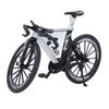 Racing Bike Model Dual Handlebar Sliding Steering Alloy Finger Racing Bicycle Metal Bike Model Collections Decoration
