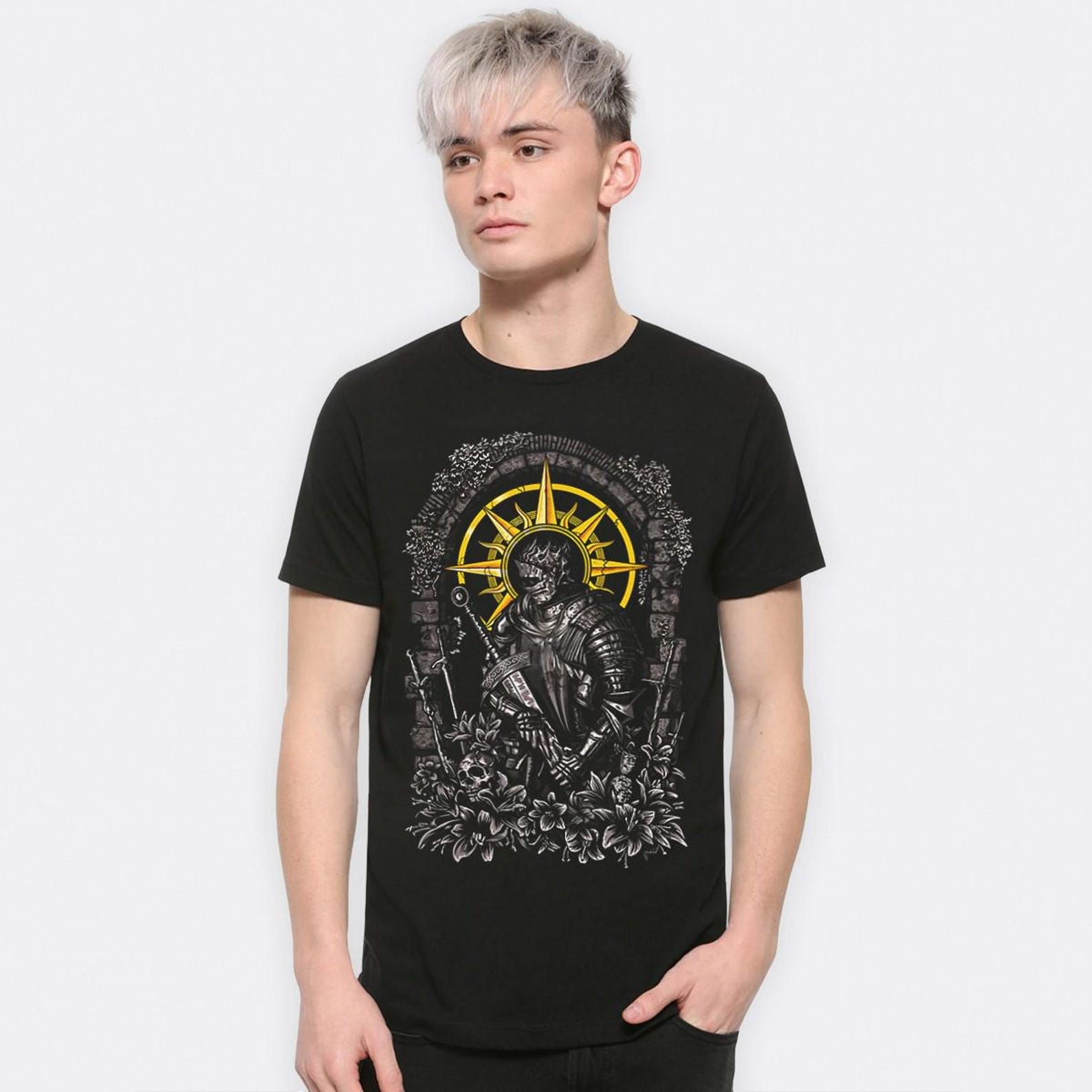 Dark Souls Ashen One T-Shirt, Men s and Women s Sizes (DRK-031030) XL
