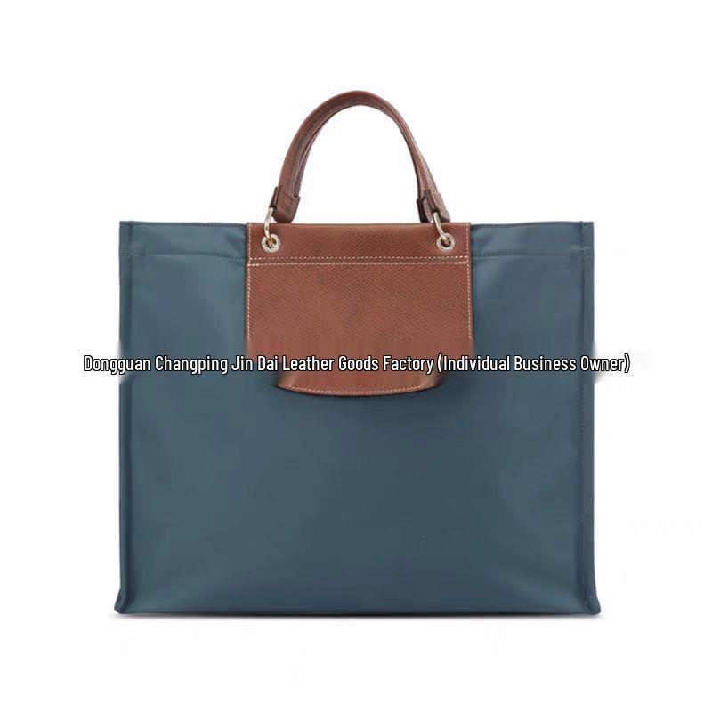 2025 Dragon Inlay High-Quality Nylon Tote Briefcase & Shopping Bag