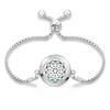 Women's Openable Titanium Steel Essential Oil Diffuser Bracelet