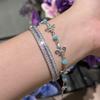 Fresh And Sweet Delicate Versatile Brushed Iris Chalcedony Bracelet Light Luxury High-End Jewelry Women