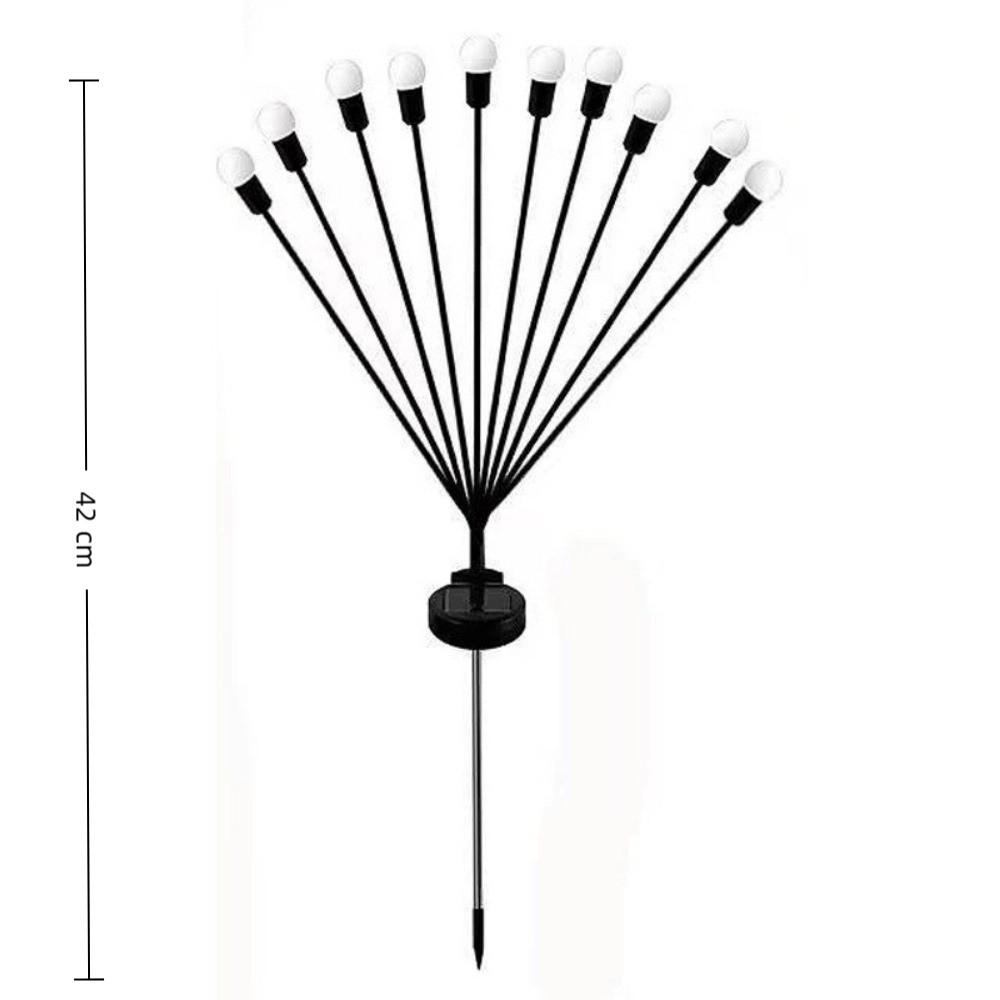10 LEDs Solar LED Lights Warm Lights Firefly Lawn Lamps Garden Firework  Patio Pathway Decoration