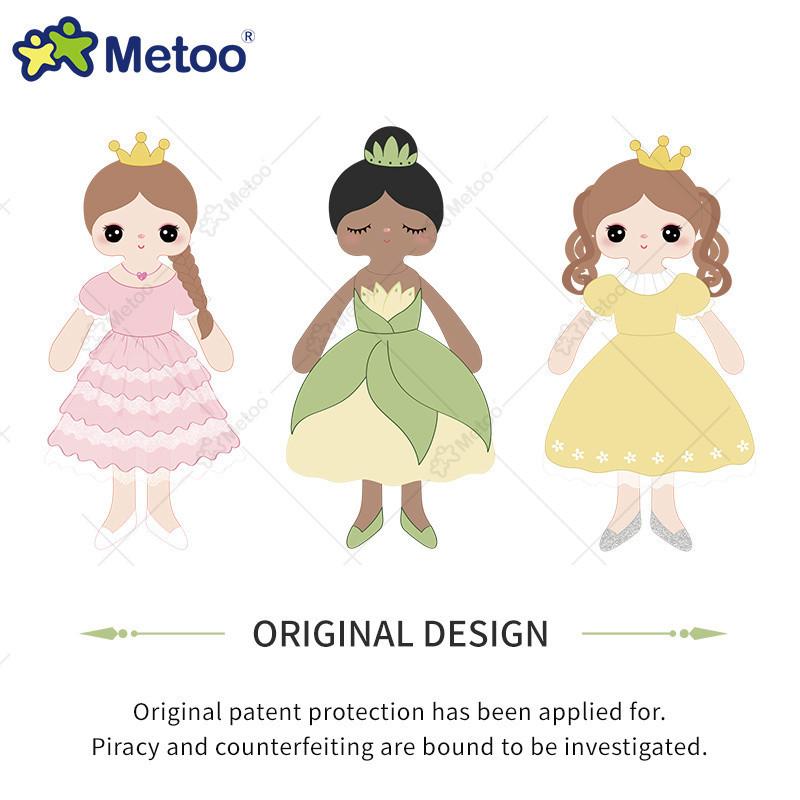 Non-Toxic Original Metoo Angela 38Cm Dress Fairy Tale Princess Dollkawaii Skirt Plush Toys Holiday Gifts For Kids