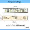 LED Blue Light Strip for Midea BCD-507WTPZM(E) Freezer, 12V, 5 Lights