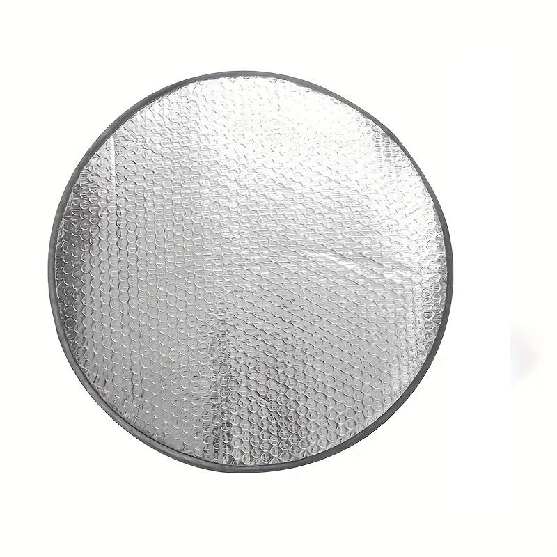 Car Steering Wheel Sun Shade Double Thick Sun Protection Foldable Anti-uv Sunscreen Car Supplies Car Steering Wheel Cover Silver