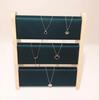 Solid Wood Three-Tier Necklace Stand - Jewelry Display and Storage Hanger
