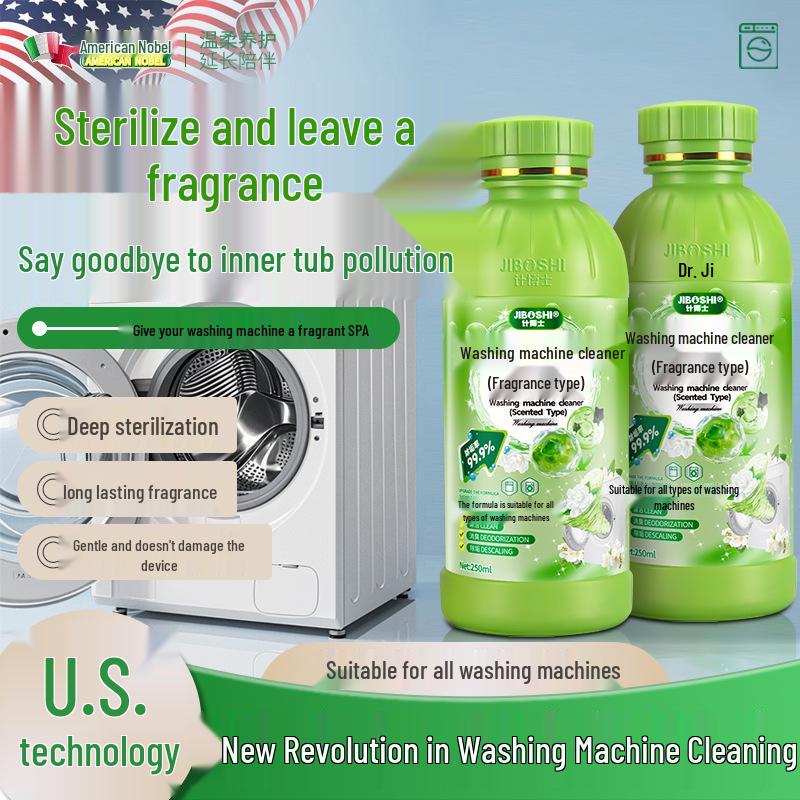 Washing Machine Tub Cleaner & Descaler - Antibacterial Agent for Stain & Odor Removal