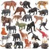 Simulation Tiger Lion Giraffe Elephant Hippopotamus Wild Animal Model Ornament For Educational Display And Collectors