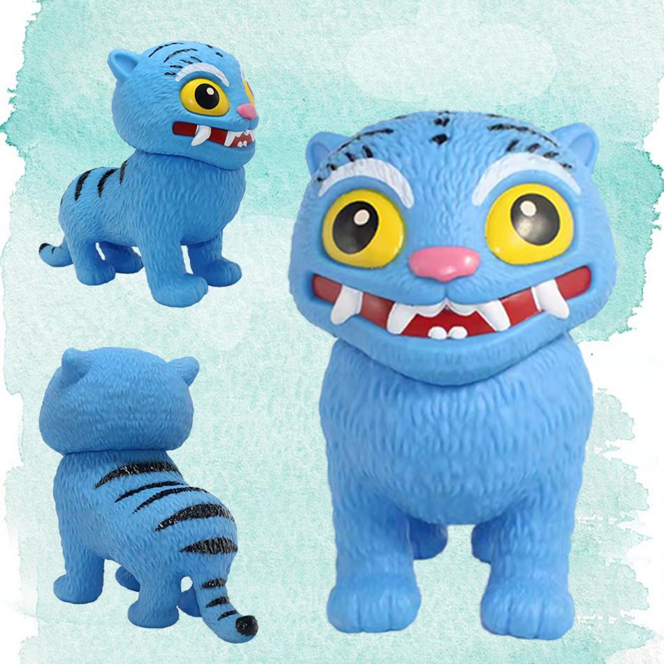K-POP Demon Hunters 20cm Tiger Figurines Miniature Creative Sculptures Desk Ornaments for Office Art Decoration Christmas Gift