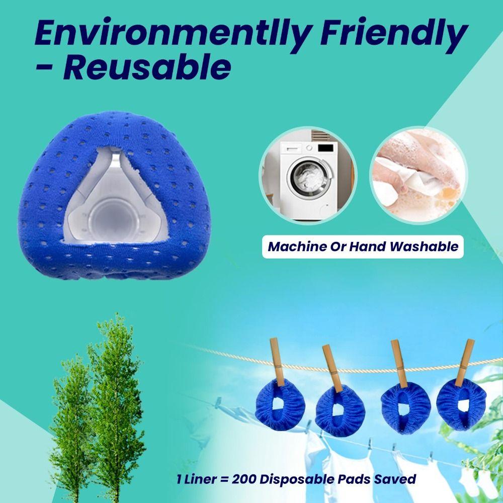 Bequeme CPAP Nasenmasken-Einlagen Wiederverwendbare Vollgesichtsmasken-Kissen CPAP-Maskenbezüge Für Patienten