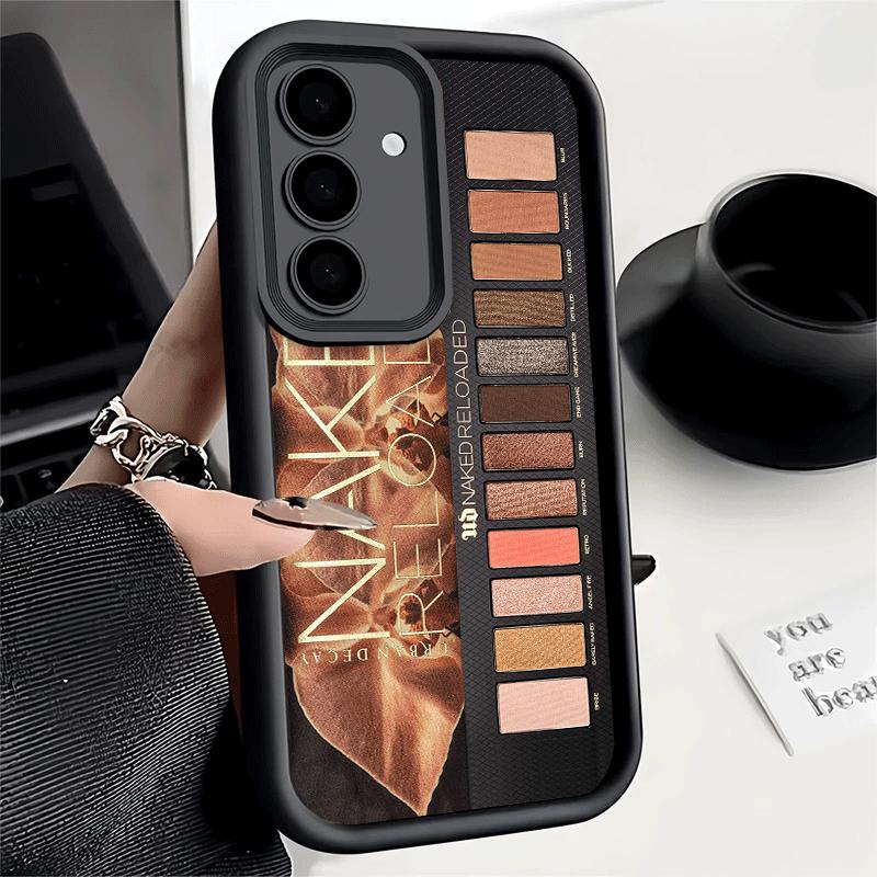 Phone Case for Samsung Galaxy A17 A16 A15 A14 A13 Makeup Eye Shadow Box Pattern A56 A36 A26 A55 A35 A25 A54 A34 A24 A53 A33 A23